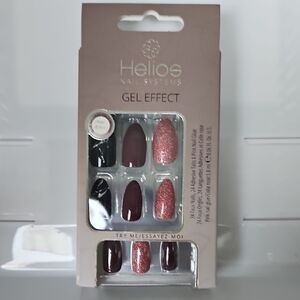 Nail Systems Gel Effect Set - Black and Red